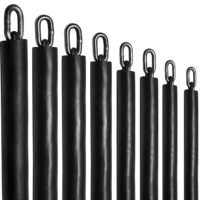 Cadena de Compensación para Elevador Recubierta de PU de 5-13 mm, Cadena de Equilibrio para Elevador Totalmente Envuelta en Plástico