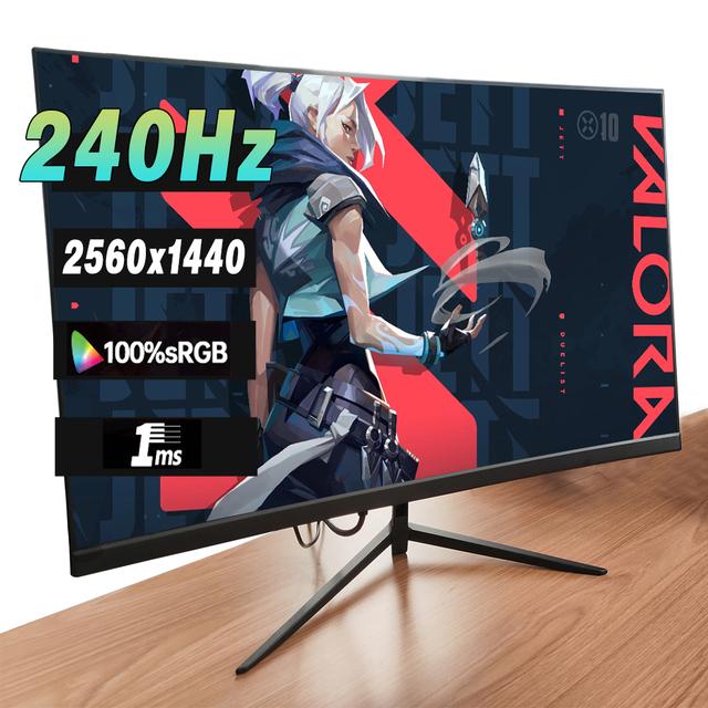 Computer Gamer Cheap Led Frameless Pc Curved Wholesale Borderless Factory Curved 22 300/240/180/165/100hz 24/27/32 Inch 2K/4K