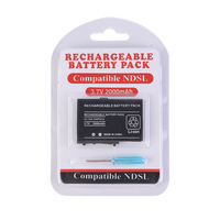 Batterie rechargeable au lithium-ion 2000mAh pour kit d'accessoires de jeu Nintendo DS Lite avec batteries de remplacement NDSL