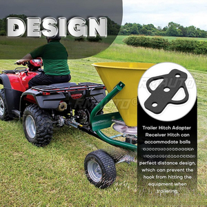 Adaptador de enganche de chasis de tres vías para tractor, carrito de golf, cortacésped, instalación de bola de remolque con pernos - Product Image 4