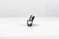 Tira de sellado moderna negra de PVC para puertas de ducha, junta de vidrio en forma de H para puertas correderas sin marco de 6/8/10 mm, burlete.