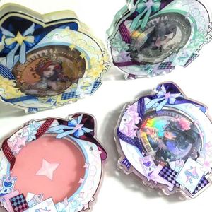 Nouveau style porte-carte photo personnalisé Kpop Star, pendentif de rangement pour étoile préférée, porte-clés créatif en acrylique, rangement de photocartes en plastique - Product Image 1