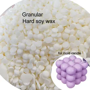 Factory Supply Pure Natural Granules Soy Wax Pillar For Making Candle Wholesale Pillar Soya Candle Wax Pellets Bulk