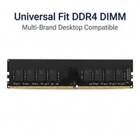 RAM DDR4 de 3200MHz de Ajuste Universal para Escritorio, 8GB 16GB, Chips de Alta Calidad para Compatibilidad con PC Multimarca