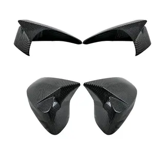 2023 New Devil Horn Style Side Mirror Cover For SUBARU BRZ GT AE86 Carbon Fiber Exterior Modified Accessory Rear View Parts PP