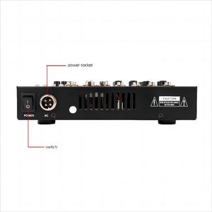 Mélangeur Audio professionnel à 7 canaux avec 99 effets DSP, 48V Phantom MP3, puissance équilibrée à 7 bandes pour <span class=keywords><strong>Studio</strong></span>/DJ - Product Image 3