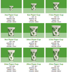 Gobelets en papier biodégradables et compostables personnalisables, directement de l'usine, fournisseur de gobelets à café jetables - Product Image 5