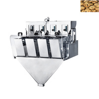 Détergent en poudre café en poudre protéine lait en poudre 4 têtes linéaire peseur machine remplissage automatique solution d'emballage