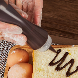 Squeeze Bottle 230Ml 80Z Plastic Lid Leak Resistant Condiment Storage Container For Sauce Salad Cream - Product Image 3