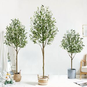 Haute Qualité 4ft Artificielle Olive Tree Pot Détachable <span class=keywords><strong>Pas</strong></span> <span class=keywords><strong>Cher</strong></span> En Plastique Faux Plantes Caractéristiques Détachable Thanksgiving Nouvel An - Product Image 2