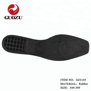 Suola da donna in gomma nera con punta quadrata <span class=keywords><strong>Sole</strong></span> per la produzione di scarpe da giovane donna - Product Image 3