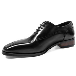 Zapatos de Vestir Oxford de Estilo Italiano para Hombre, con Cordones, que Aumentan la Estatura, en Combinación de Colores Azul y Marrón, Lujosos y a la Moda - Product Image 6