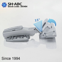 Charnière de meuble SH-ABC à double sens, micro-angle, avec amortisseur intégré et fermeture douce pour armoires de cuisine, d'école, d'hôpital et de chambre à coucher