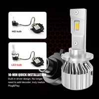 OEM Standard größe Plug to Play G2 D2S D2R D2C D2H LED-Scheinwerfer 9000ML 45W andere Auto-Glühbirne