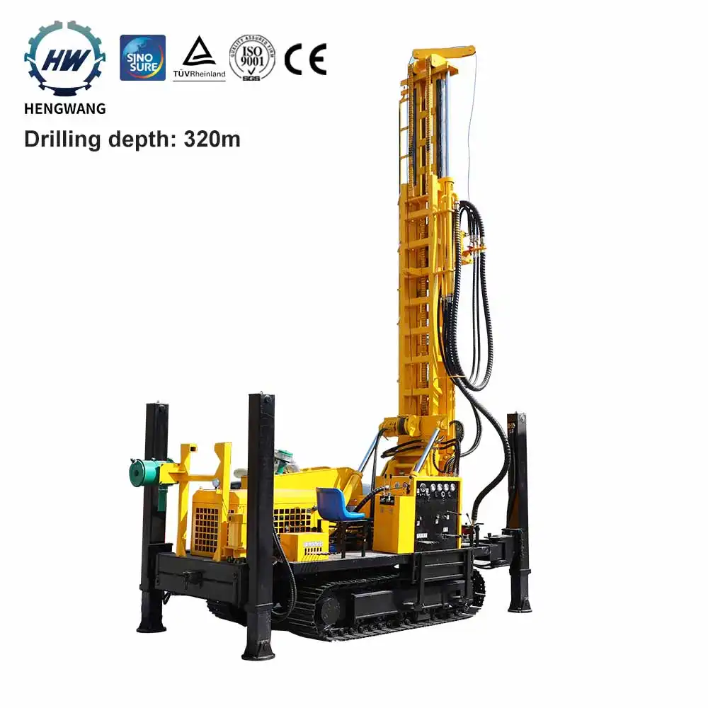 Hydraulic Mobile Mining Truck Mounted Drill Machine 200m Cheap Trailer Water Well Mine Drilling Rig