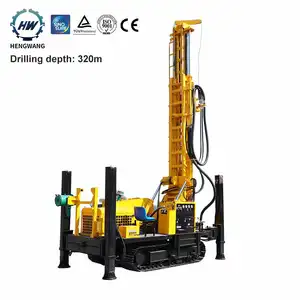 Air water drilling rig 200m water well drilling rig borehole drilling rig for sale