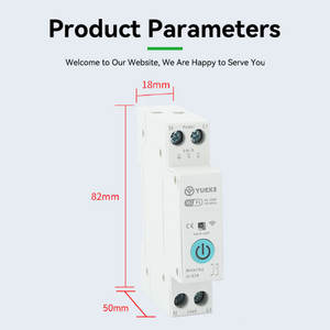 63a मिनी स्मार्ट वाईफाई सर्किट ब्रेकर ओवरलोड प्रोटेक्शन पावर मीटर वायरलेस रिमोट कंट्रोल स्विच - Product Image 5