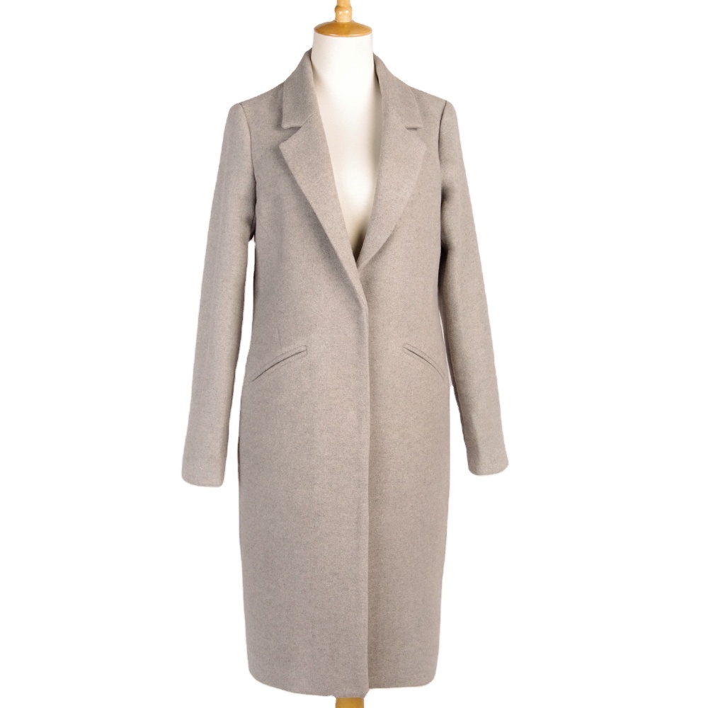 Фабрика Ханчжоу, корейский стиль, женская зимняя одежда, длинное шерстяное пальто