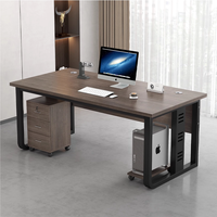 Bureau de direction simple LBZ-106X pour une personne, bureau d'ordinateur minimaliste moderne, poste de travail combiné pour superviseur