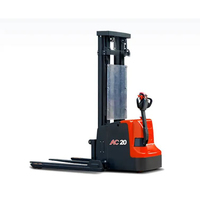 Nouveau transpalette électrique à batterie de 1 tonne, 1,2 tonne, 1,5 tonne, hauteur de levage 1600-4000 mm, pour la vente au détail