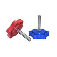Manivela de ajuste hexagonal Torx personalizable según su dibujo, con punta de plástico y perilla de torsión manual en forma de estrella