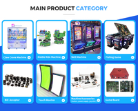 Life of Luxury POT O Gold Plateau de jeu 15 en 1 Multi Games Skill Machine Plateau de jeu PCB à vendre