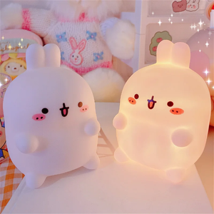 Luminar LED Veilleuse Enfants Pépinière Mignon Lapin Lumière Silicone Pépinière Veilleuse pour Bébé Enfant - Product Image 5