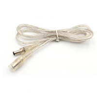 Connecteur d'alimentation 12V DC mâle-femelle, conducteur en cuivre, isolation en PVC, étanche, longueur personnalisable 1m, câble DC