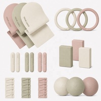 Accessoires de Pilates en gros : Haltères capsule, anneaux, blocs, balles, bandes, poids de cheville, tapis, couleur personnalisée pour kit de Pilates pour femmes