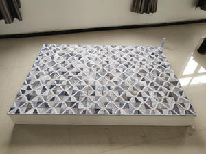 Nessun <span class=keywords><strong>tappeto</strong></span> e tappeti in finta pelle bovina con stampa Patchwork all'ingrosso di Design popolare MOQ - Product Image 4