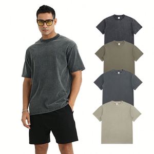 เสื้อยืดโอเวอร์ไซส์ทรงหลวม น้ำหนักมาก 280GSM พิมพ์ลายคุณภาพสูง สำหรับผู้ชาย ผ้าฝ้าย 100% เป็นมิตรต่อสิ่งแวดล้อม ป้องกันรอยยับ แห้งเร็ว - Product Image 1