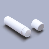 Baume à lèvres en tube mince et fin en plastique blanc, personnalisé, écologique, de luxe, en gros, 5g 15g