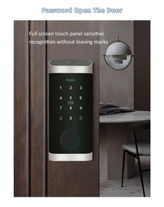 Automatisches Riegels chloss Tuya WiFi TTlock Passwort Finger abdruck Keyless Entry Tastatur Touchscreen Elektronisches digitales Türschloss - Product Image 4