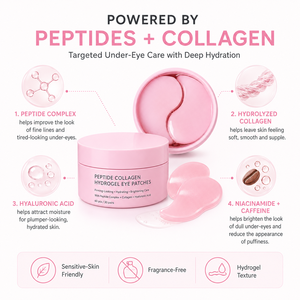 Masque Gel Contour des <span class=keywords><strong>Yeux</strong></span> Anti-Âge Raffermissant, Hydratant, Éclatant, Contre les Cernes, Rides <span class=keywords><strong>et</strong></span> Ridules, au Peptide <span class=keywords><strong>et</strong></span> Collagène, Hydrogel, pour <span class=keywords><strong>Yeux</strong></span> Sensibles <span class=keywords><strong>et</strong></span> Secs - Product Image 4