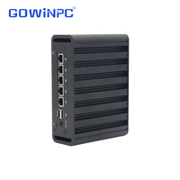 Nuevo PC Industrial Confiable N100/N97 con 5 Puertos LAN I226-V de 2.5G, Doble Salida de Video 4K, Sin Ventilador, para Computación de Borde, Garantía de 3 Años