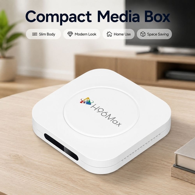 Android 14 TV Box 4GB 32GB RK3528 Quad Core WiFi6 BT5.4 8K UHD HDR Streaming Media Player Set-Top Box for Home Entertainment