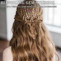 973 autocollants de pierres précieuses autocollants pour le visage, les ongles et le maquillage corporel, strass de 3/4/5/6 mm pour l'artisanat, pour filles et femmes