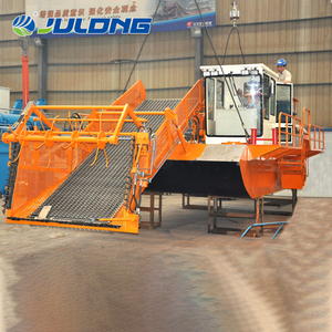 Nhà máy thủy sản và rong biển harvester diesel-powered tự động thu gom rác thải nước lục bình máy - Product Image 5