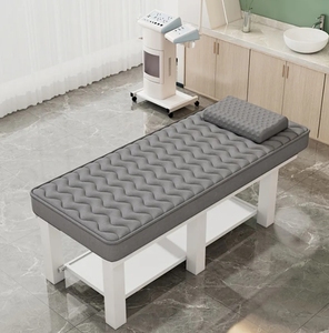 Table de beauté multifonctionnelle en bois massif avec trou pour le visage, idéale pour les soins du visage, la physiothérapie et le massage en salon de beauté - Product Image 5