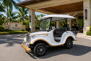 Carro Eléctrico Vintage de 4-5 Plazas, Estilo Carrito de Golf, Vehículo Retro para Comunidades y Villas de Retiro, Cero Emisiones - Product Image 2