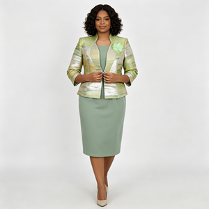 Ensemble de Robes de Cérémonie pour Femmes, Mode Printemps, Grande Taille, Costume pour Femme, Turquie, Tenues Occasionnelles pour la Mère de la Mariée - Product Image 5