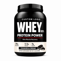 Poudre de protéines naturelle en marque privée OEM, protéines de lactosérum, gain de masse musculaire, 5 lb, complément alimentaire pour adultes