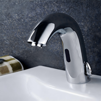 Robinet automatique infrarouge chaud/froid en laiton HLK avec capteur de température intégré, monotrou, en cuivre, pour eau mixte, vente en gros