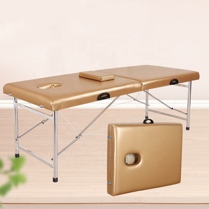 Table de <span class=keywords><strong>Massage</strong></span> Pliante Professionnelle en Acier Inoxydable pour Salon de Beauté, Lit de Soin Facial, Table Spa pour Cils - Product Image 6