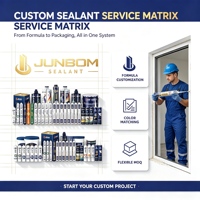 JUNBOM 9502 Mastic silicone neutre premium à durcissement neutre, extrusion facile, pour joints de décoration intérieure, fourniture directe usine