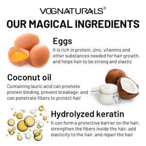 Set <span class=keywords><strong>de</strong></span> Cuidado Capilar con Proteína <span class=keywords><strong>de</strong></span> <span class=keywords><strong>Huevo</strong></span> y Queratina <span class=keywords><strong>Natural</strong></span>, Champú y Acondicionador para Fortalecer y Alargar el Cabello Dañado - Product Image 2