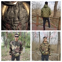 MITO 100% Nylon Woobie Hoodie/Veste DNC Poncho Liner Tactical Woodland Camo Hoodie