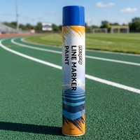 Peinture de marquage au sol 750 ml pour utilisation intérieure et extérieure, pour parkings, terrains gazonnés et pelouses