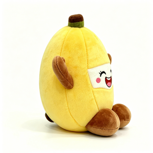 Peluche de Plátano Sonriente Personalizado, Juguete de Peluche Suave y Esponjoso con Extremidades y Cara Sonriente - Product Image 2