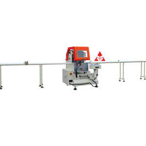 Fabriek Direct Pvc Aluminium Deur Raam Productie Machine Enkele Kop Schuine Cut Zag Hot Verkoop Prijs Korting Upvc Plc Motor - Product Image 1